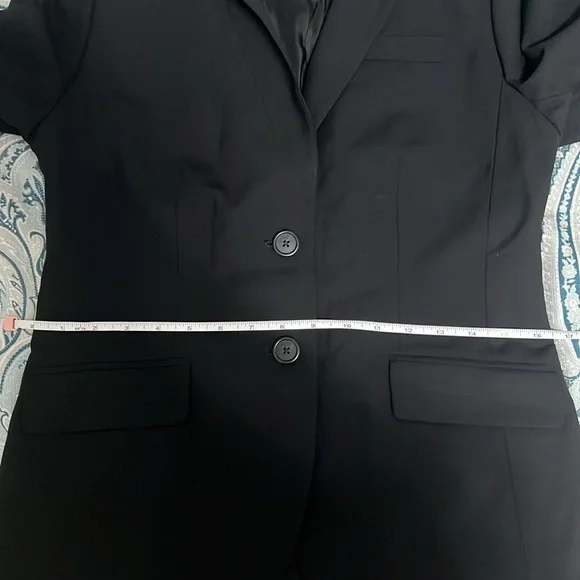 J.Crew 1035 Bi Stretch Wool Black Blazer (Size 6P) - Picture 14 of 14